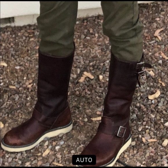 red wing engineer boots womens